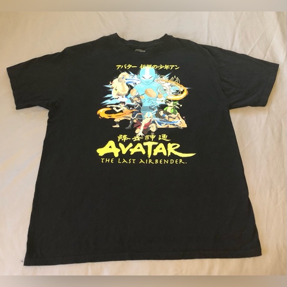 Nickelodeon Other - Nickelodeon Men’s Avatar Graphic Black T-shirt Size Large